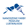 Nanosić wałkiem lub pędzlem